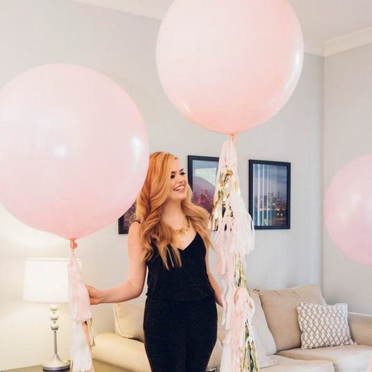 Pastel Pink Giant Balloons – 24" & 36" | Ellie’s Party Supply