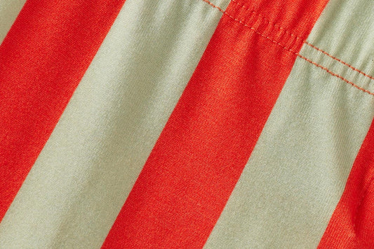 Baby Striped Tencelâ„¢ Leggings - Orange/Green Stripe