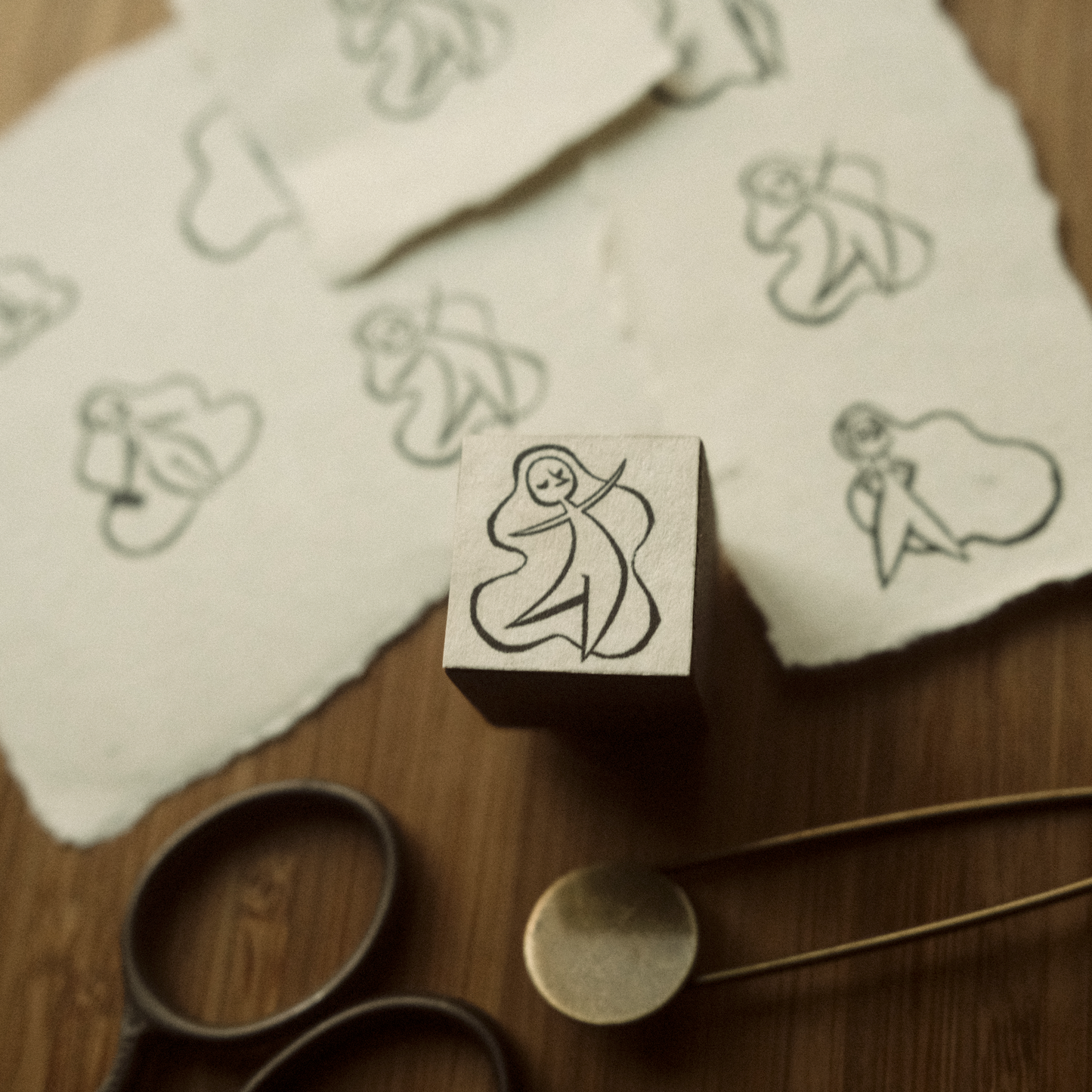 Mini Happy Ick Stamp