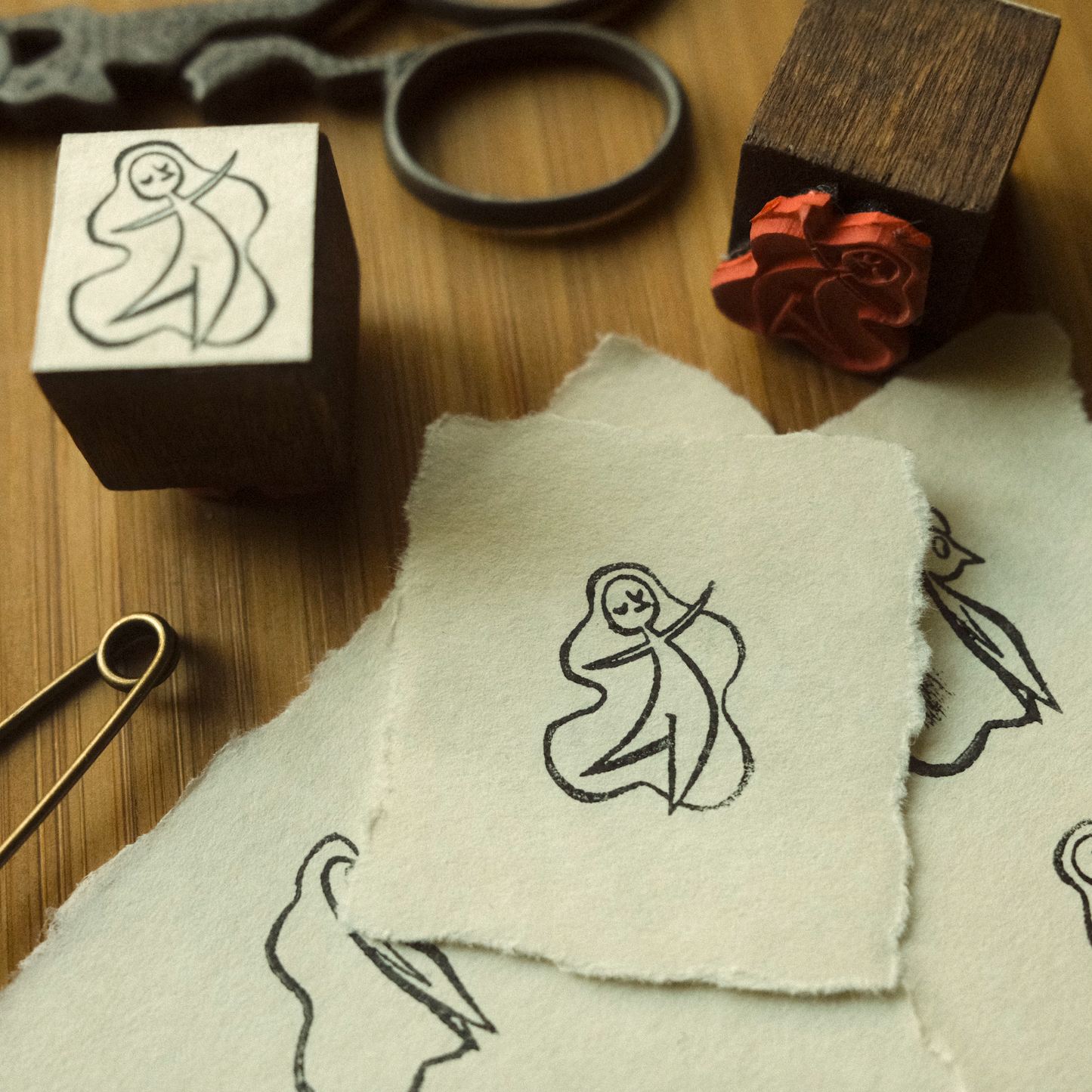 Mini Happy Ick Stamp