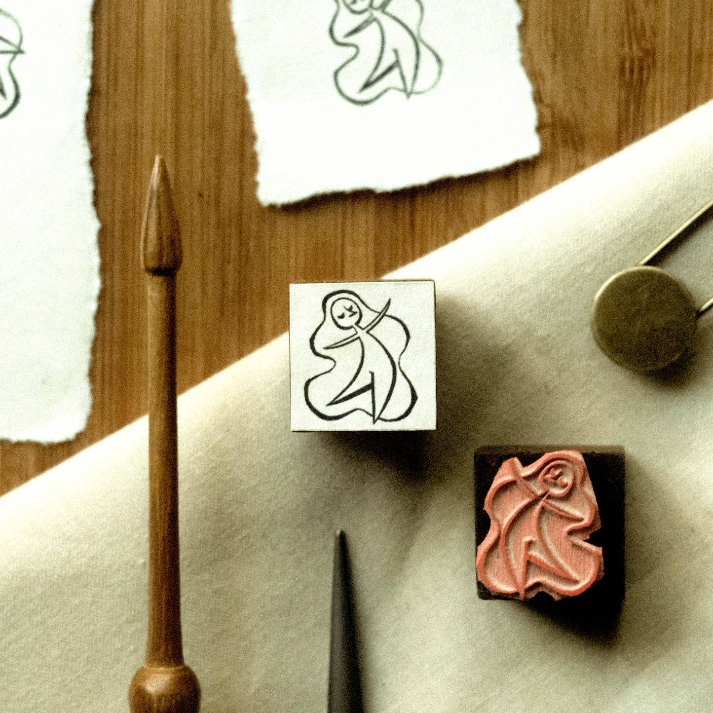 Mini Happy Ick Stamp