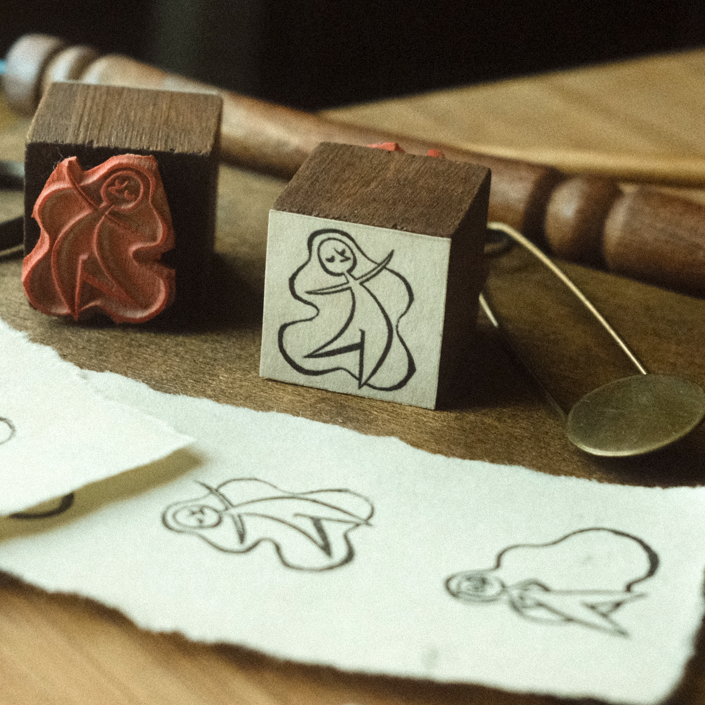 Mini Happy Ick Stamp