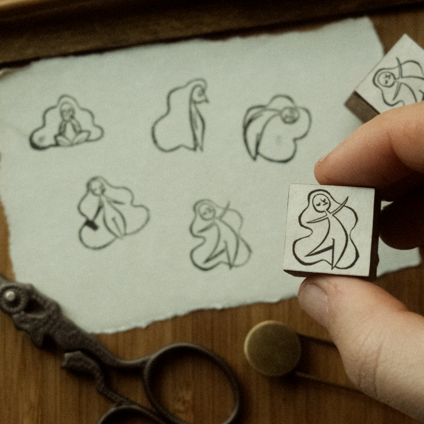 Mini Happy Ick Stamp