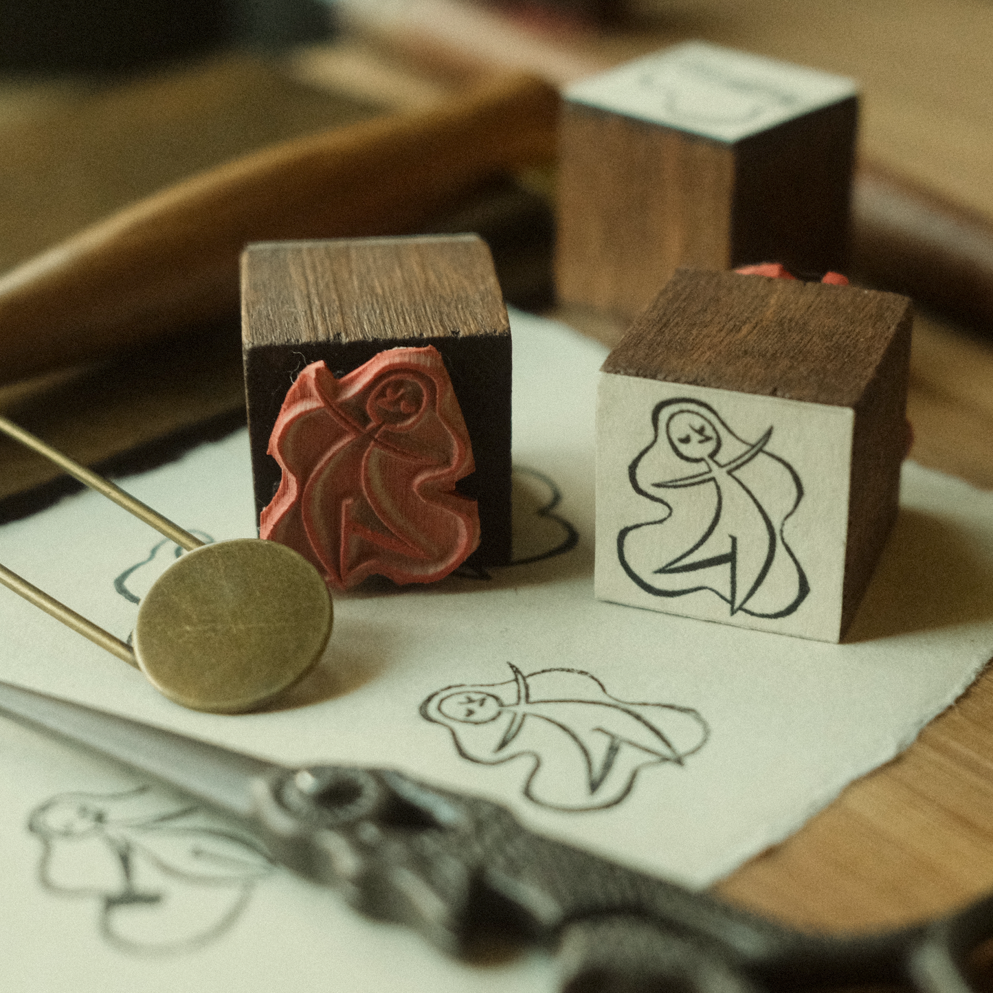 Mini Happy Ick Stamp