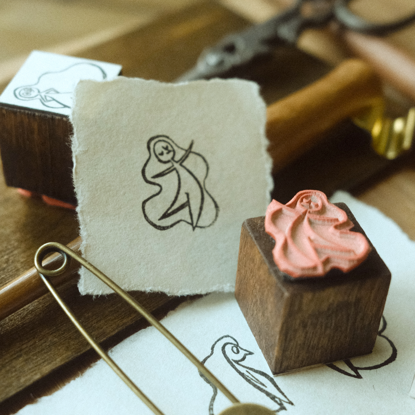 Mini Happy Ick Stamp