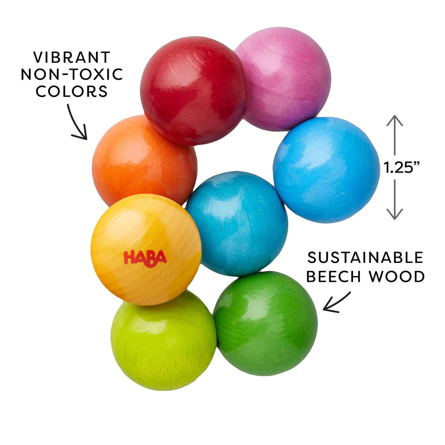 Magica Wooden Clutching Toy