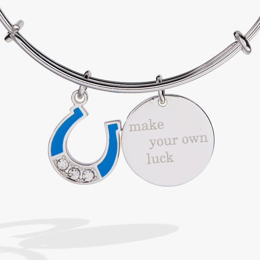 โMake Your Own Luckโ Duo Charm Bangle