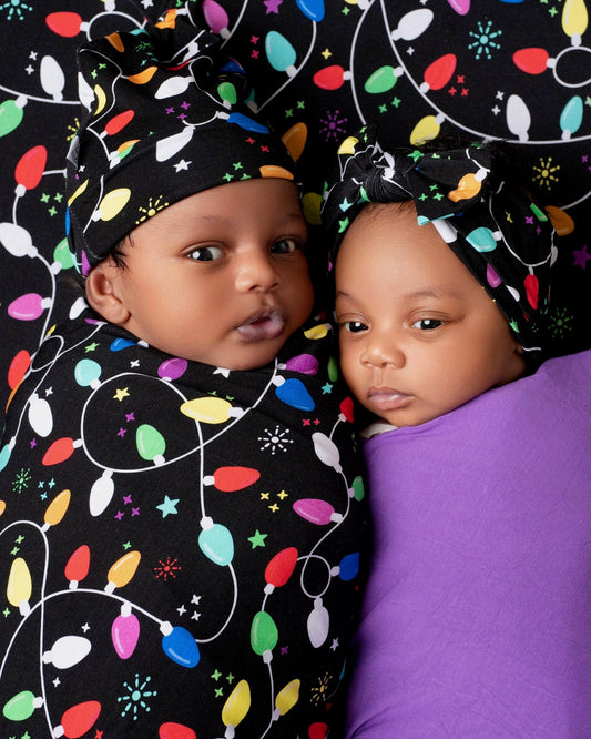 Holiday Lights | Bamboo Swaddle Blanket