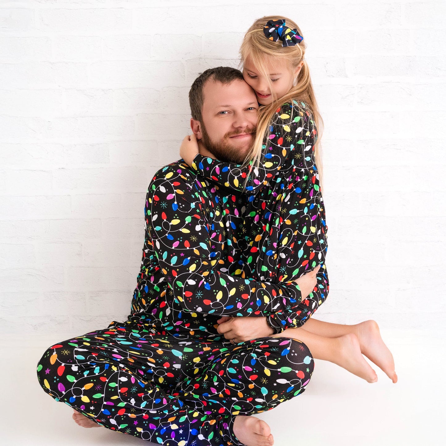 Holiday Lights | Adult Bamboo Long Sleeve Top