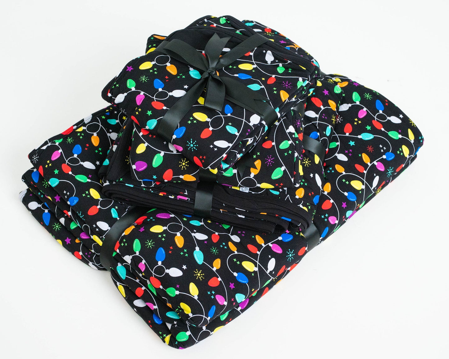 Holiday Lights | Quilted Bamboo Adult Blanket