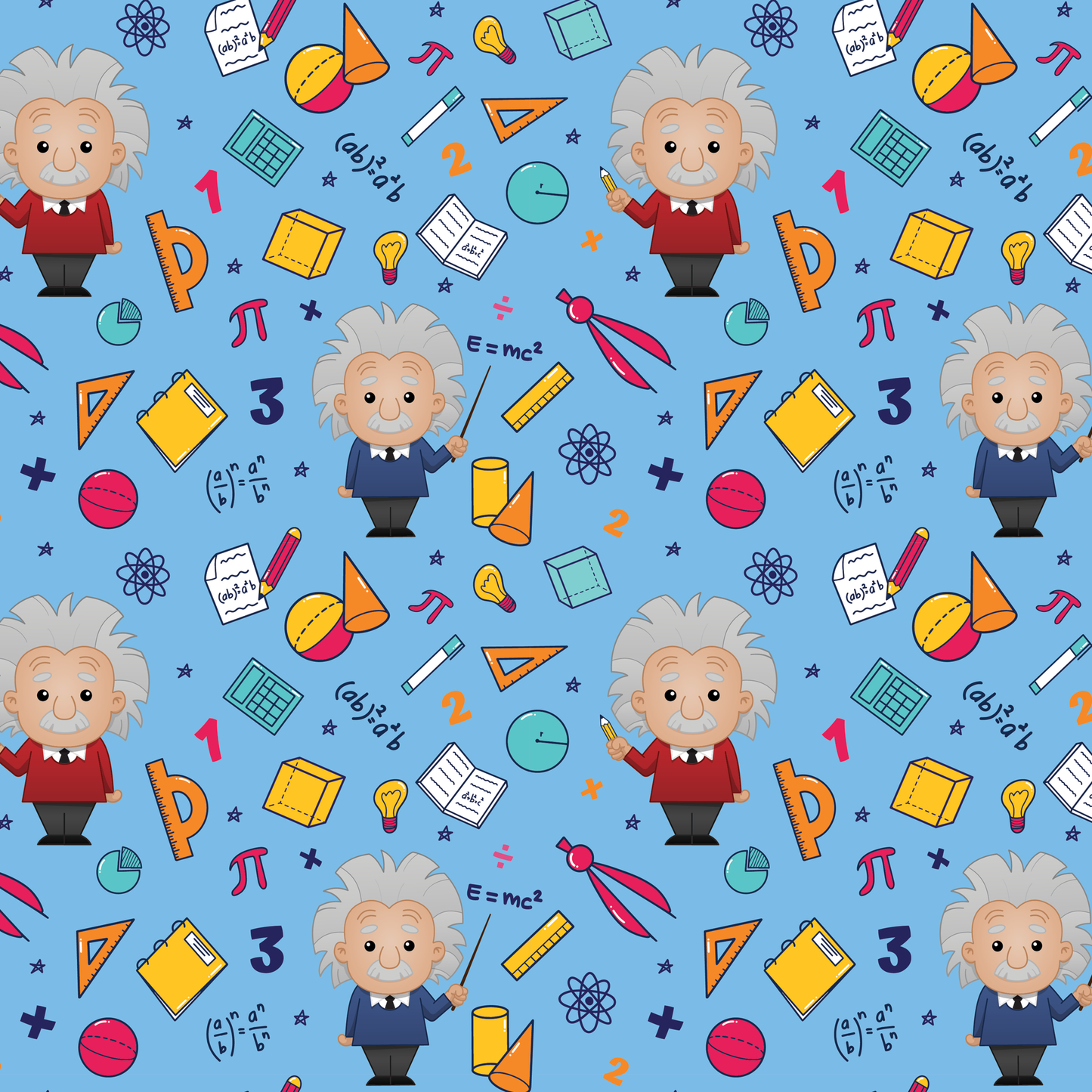 Mathematical Marvel Long Sleeve Pajamas