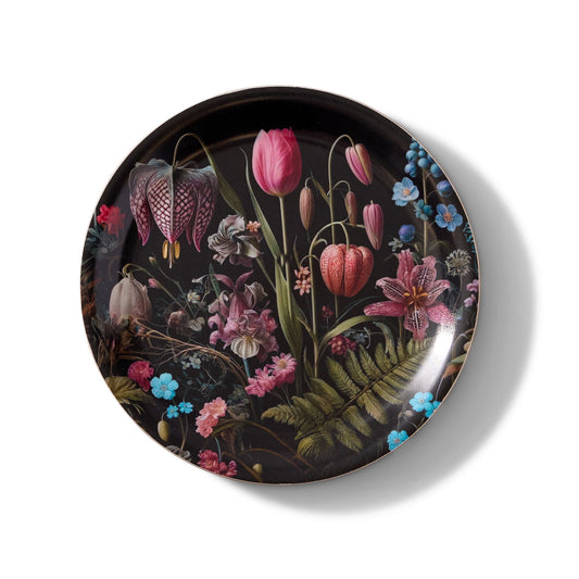Kings Flower Mini Birchwood Tray Set of 2