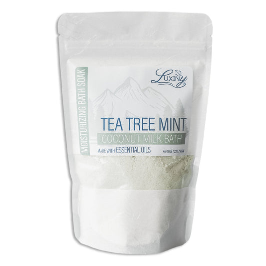 Coconut Milk Bath | Bath Fizz | Moisturizing Bath Soak | Tea Tree Mint