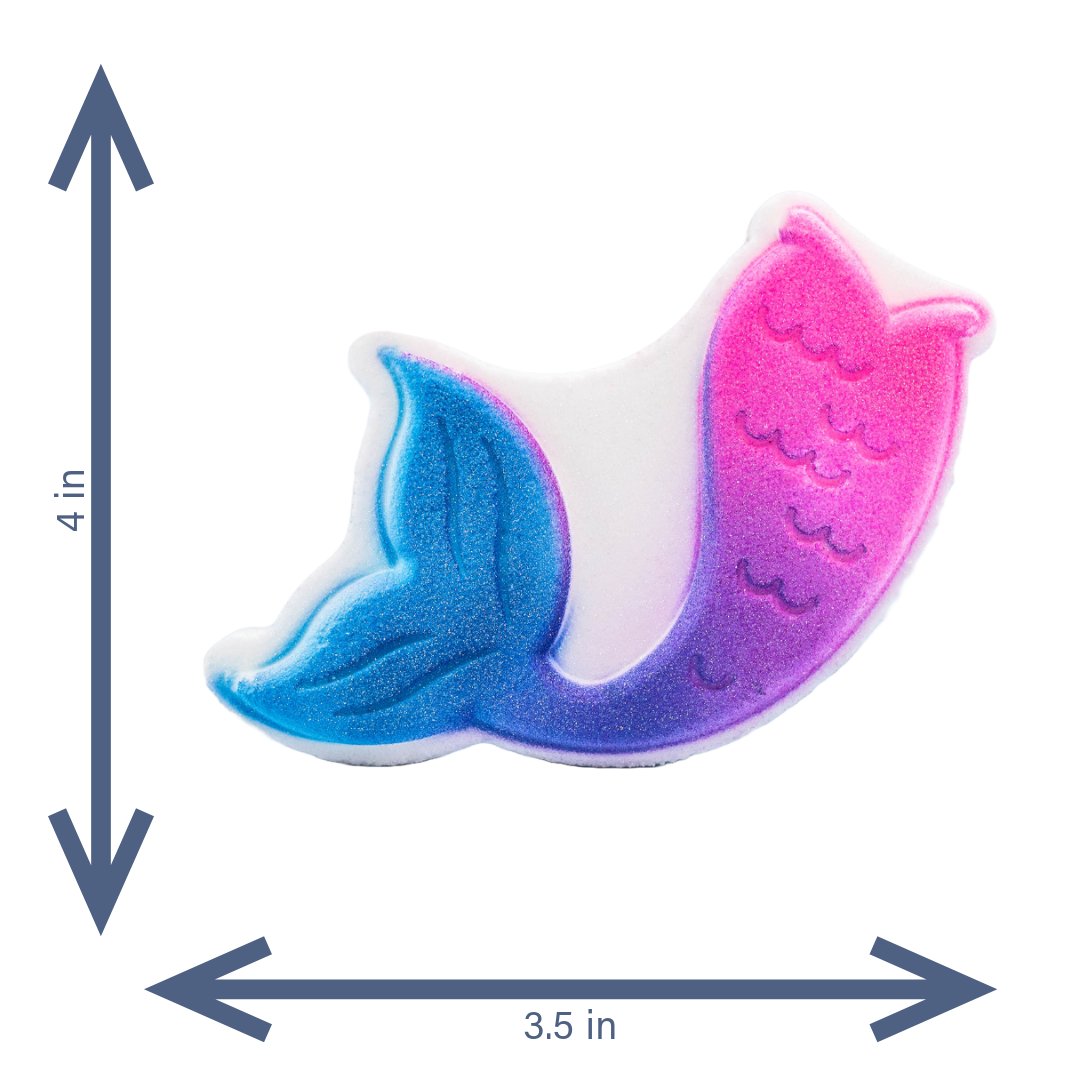 Bath Bomb | Rainbow Burst Bath Bomb | Mermaid Tail