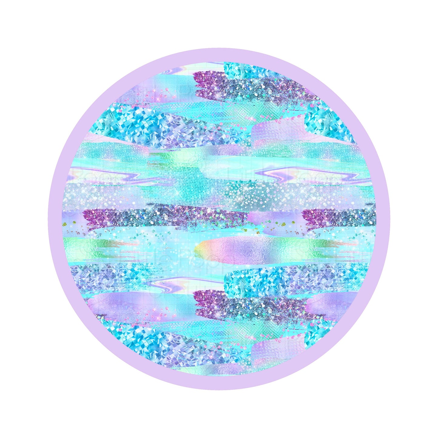 Mermaid Glitter | Mini Quilted Bamboo Baby Blanket