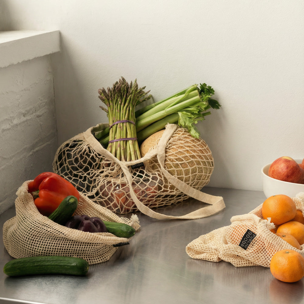 Organic Wide Mesh Tote