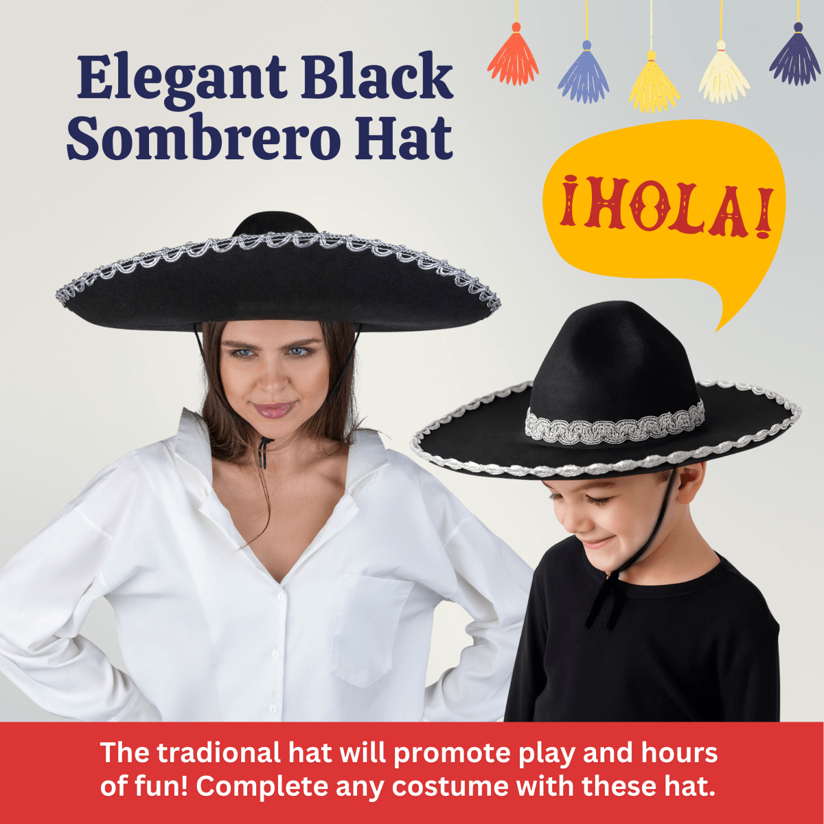 Mexican Mariachi Hat Adult