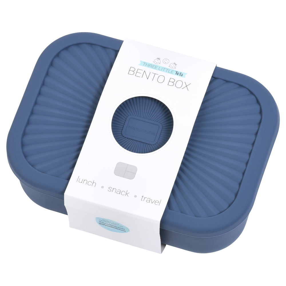 Dusty Blue Bento Box for Kids or Adults