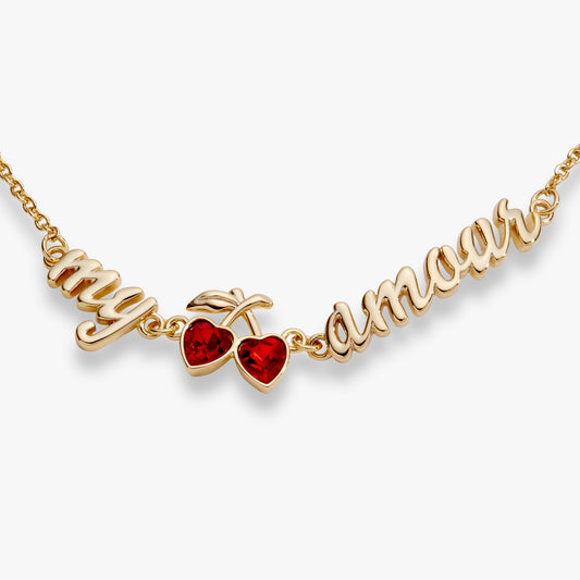 'My Cherry Amour' In-Line Chain Bracelet