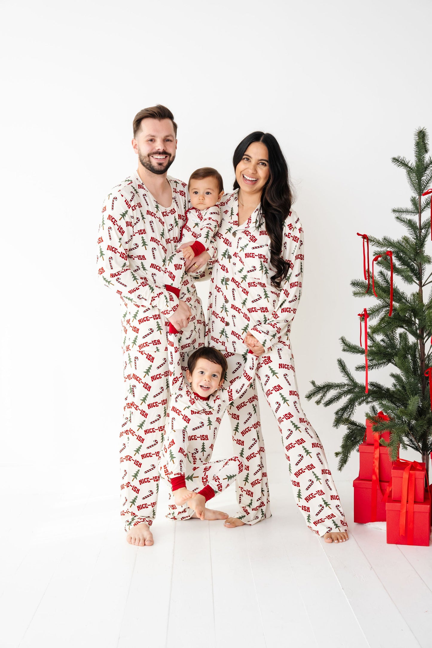 NICE-ISH HOLIDAY BAMBOO ONESIE