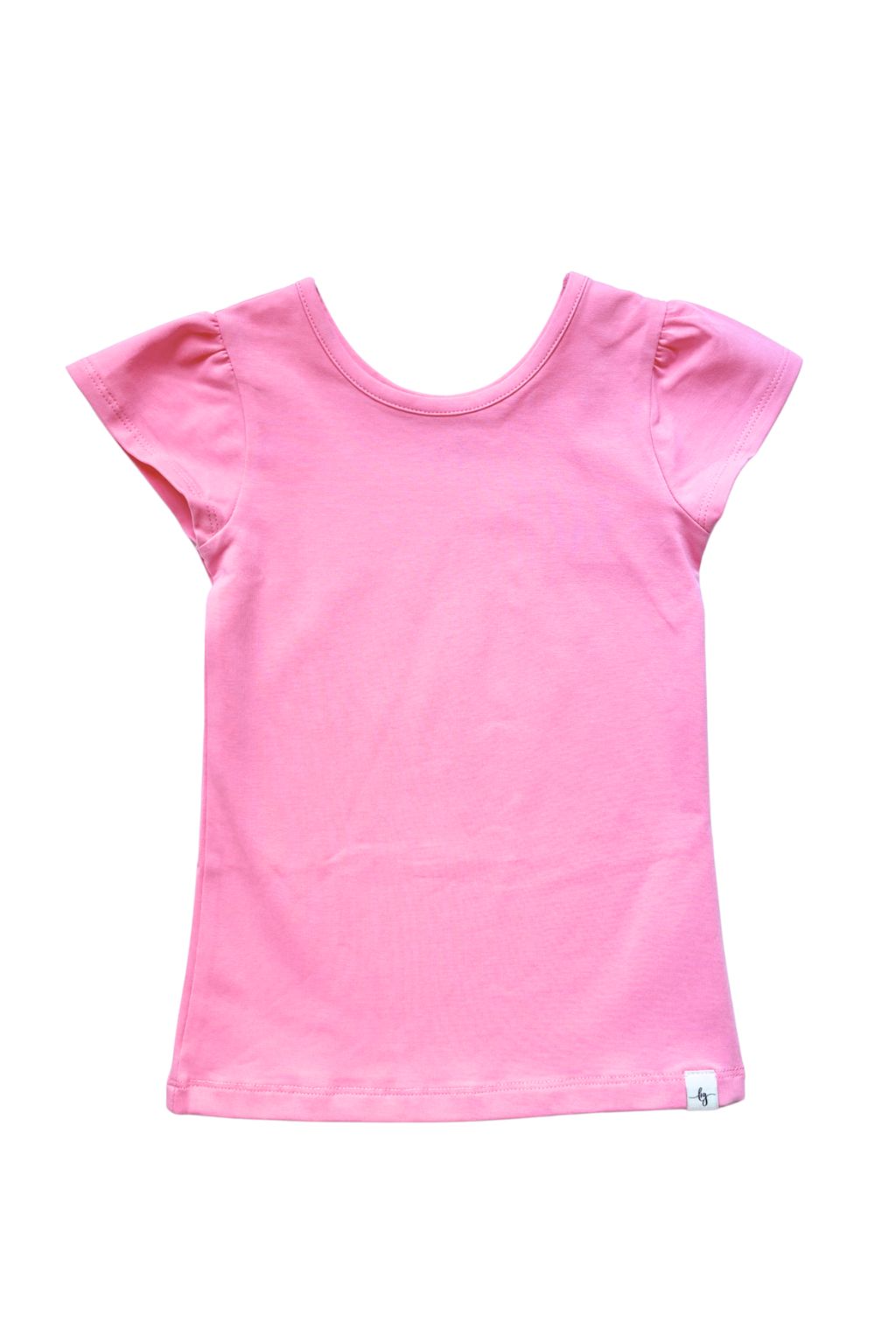 Prism Pink Flutter Sleeve Layering shirt