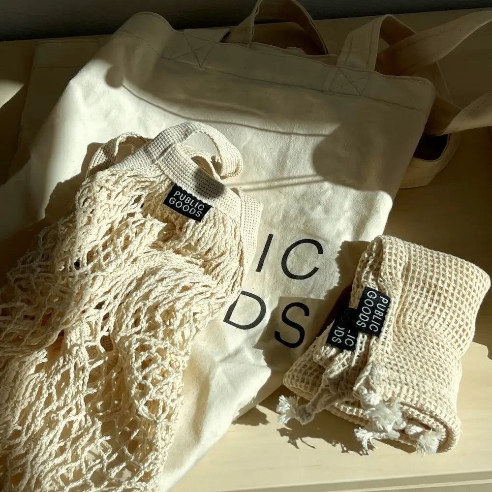 Organic Wide Mesh Tote