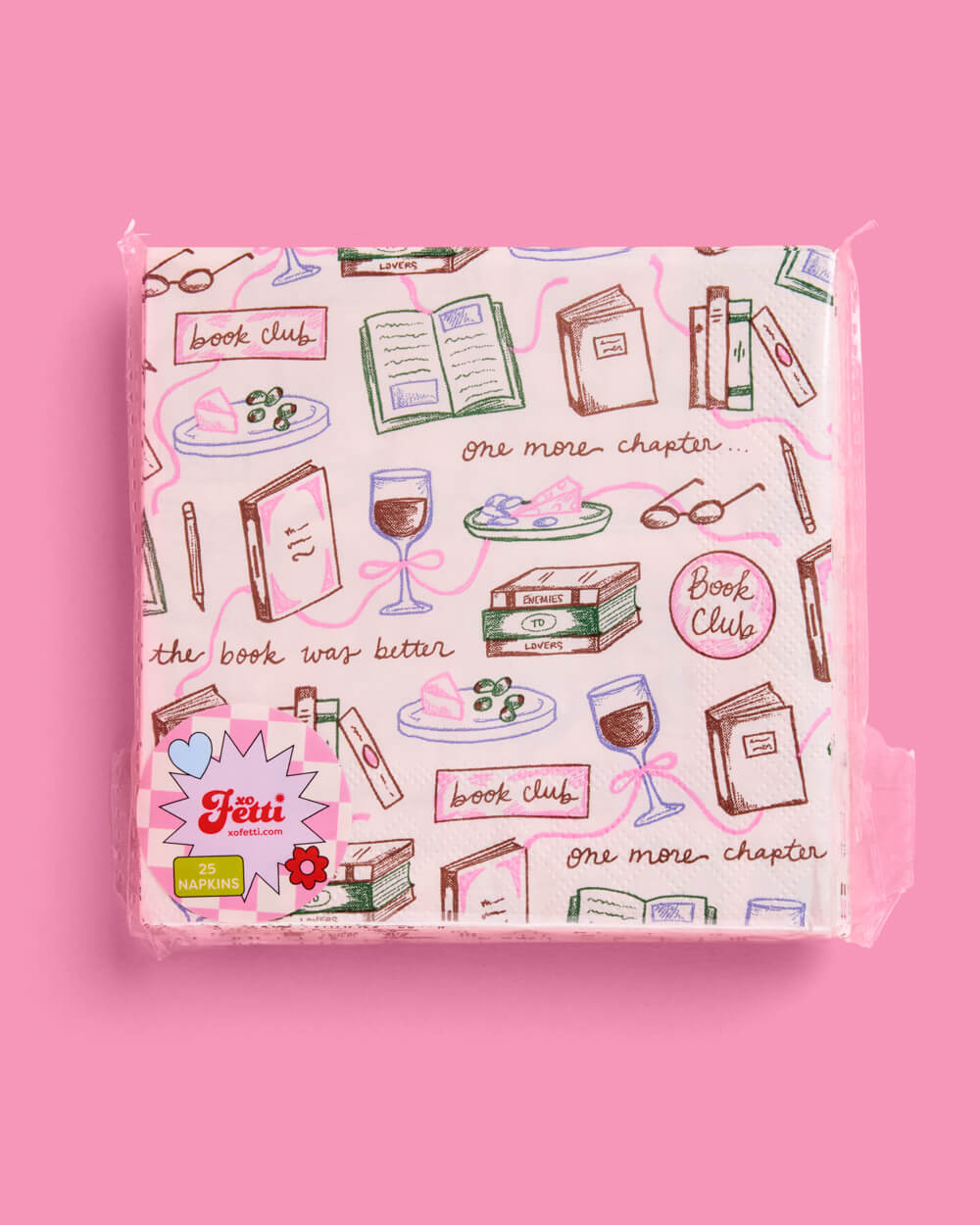 Book Club Napkins - 25 paper napkins