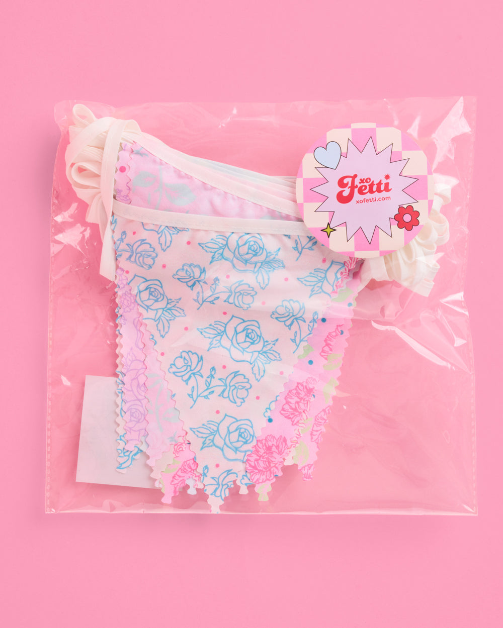 Tea Party Bunting Banner - pastel garland