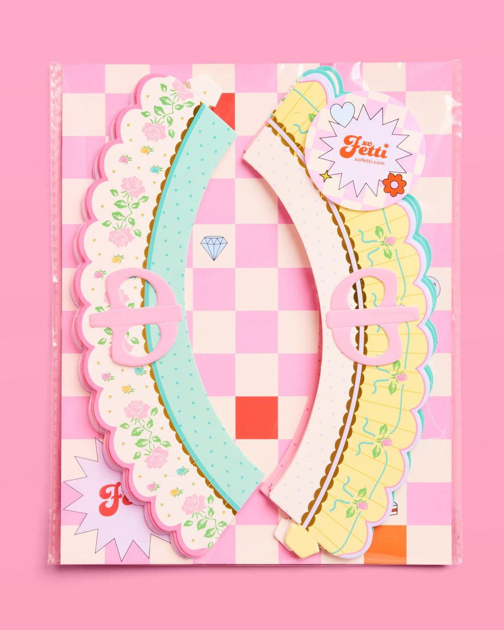 Tea Party Cupcake Wrappers - 24 pc tea cup set