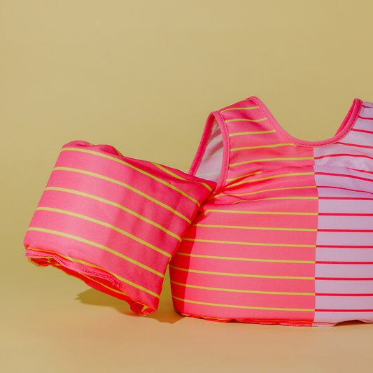 Pink Lemonade Stripe Kids Float