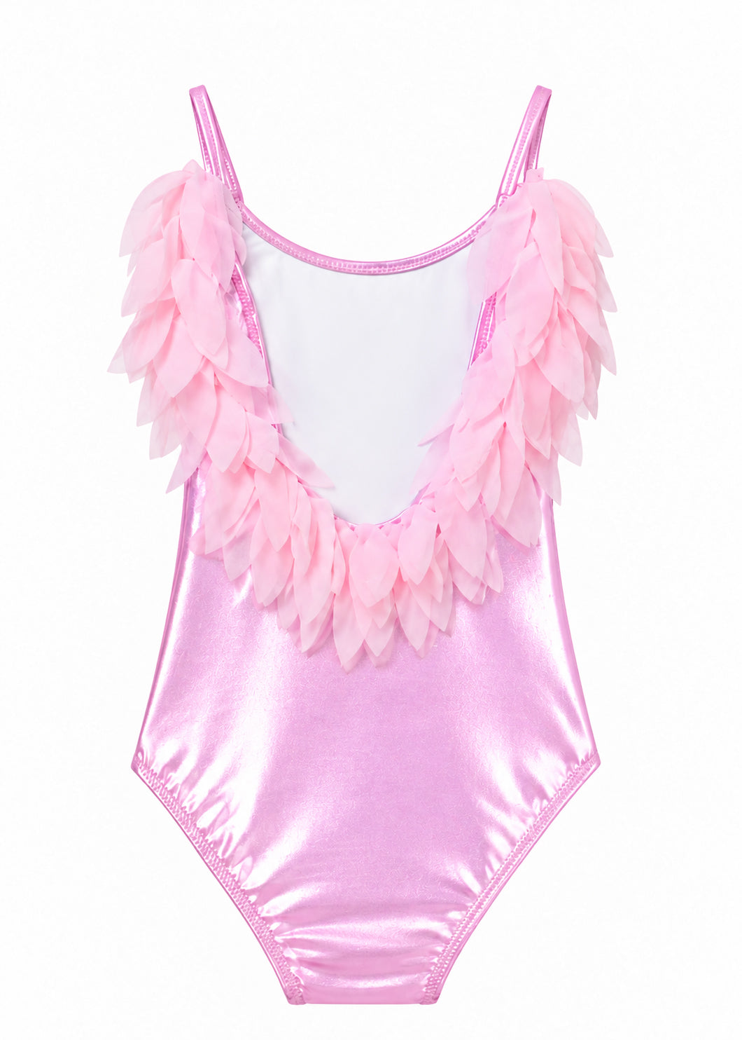 Blush Petal One Piece Swimsuit for Girls