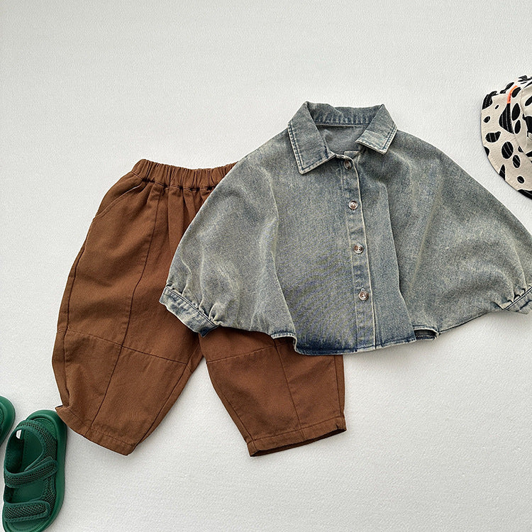 Spring New Arrival Unisex Relaxed Oversized Denim Cardigan Jacket
