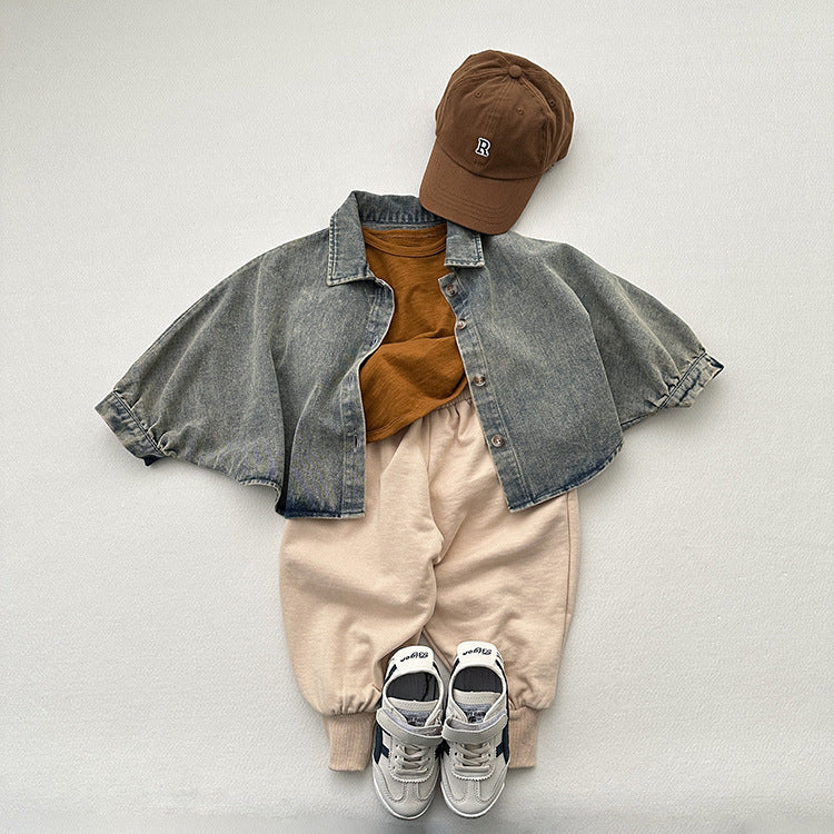 Spring New Arrival Unisex Relaxed Oversized Denim Cardigan Jacket