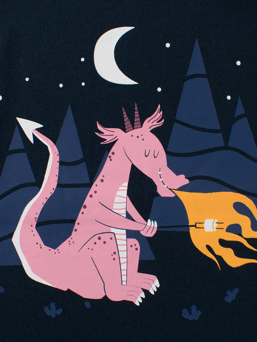 Cartoon Dragon Girls’ T-Shirt