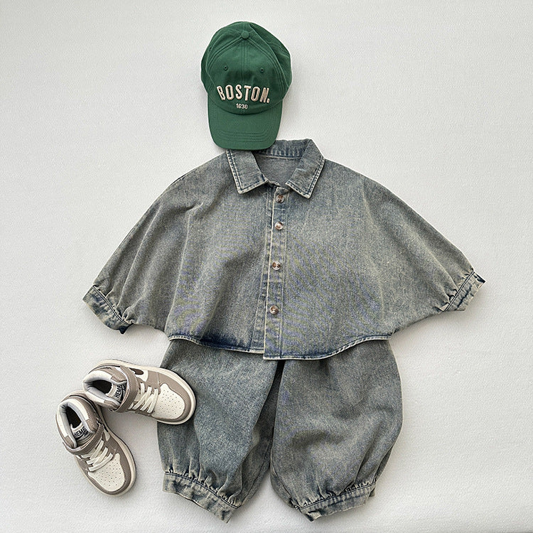 Spring New Arrival Unisex Relaxed Oversized Denim Cardigan Jacket
