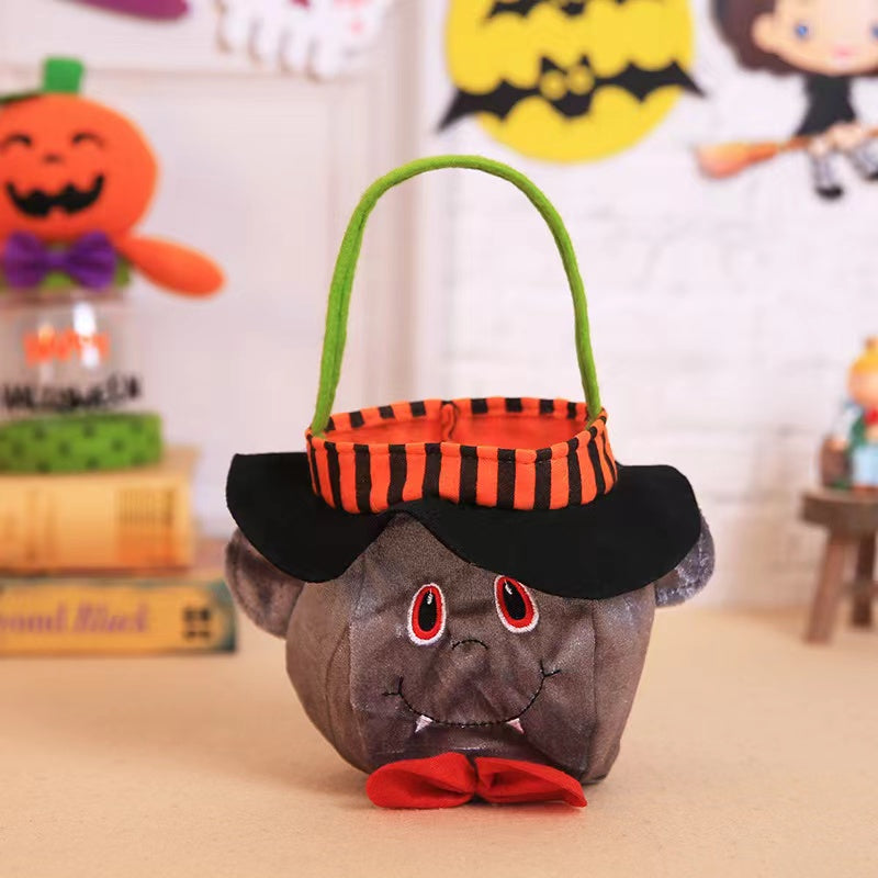 Halloween Witch Pumpkin Tote Bag Children’s Festival Candy Bag Decorative Props