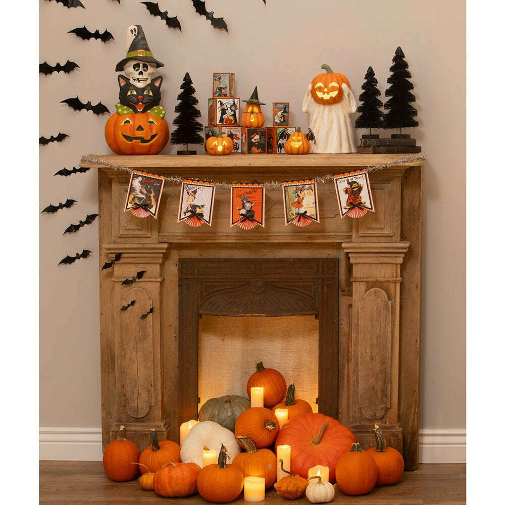 Pumpkin Bat Luminary by Bethany Lowe Designs
