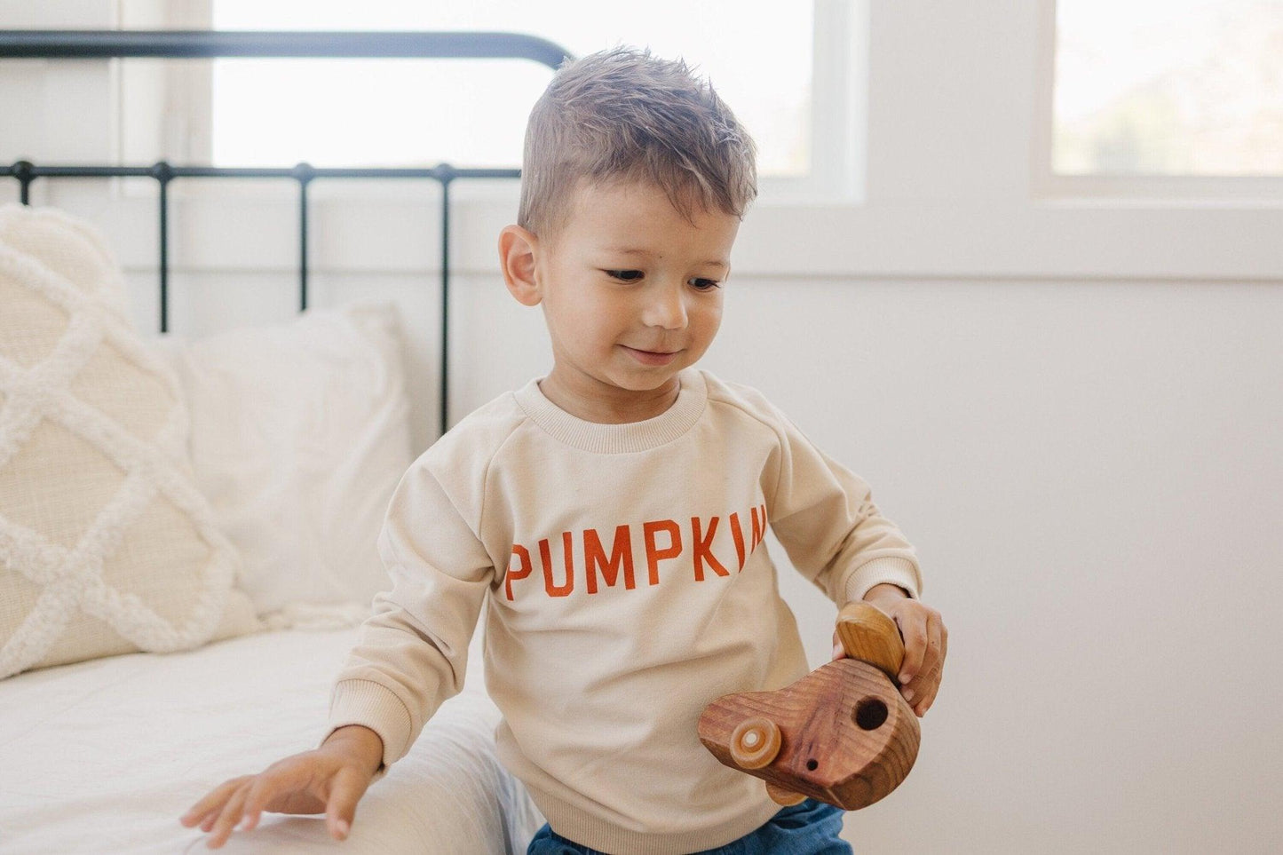 Pumpkin Organic Cotton Crewneck Sweatshirt