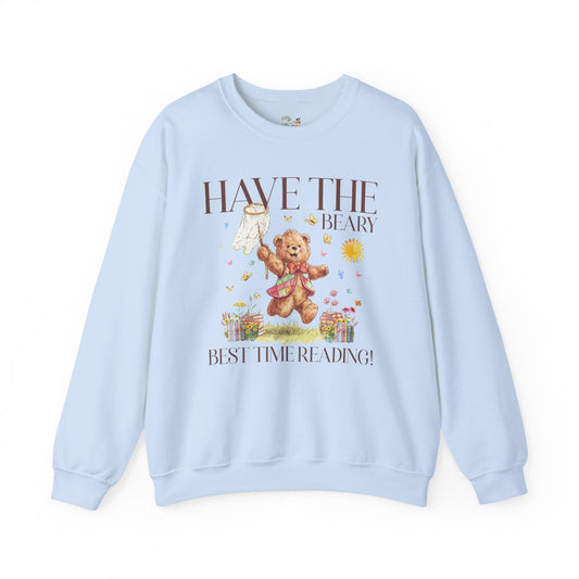 Beary Best Time Reading Sweatshirt