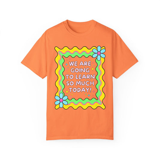 Retro Teacher T-Shirt with Cute Groovy Aesthetic