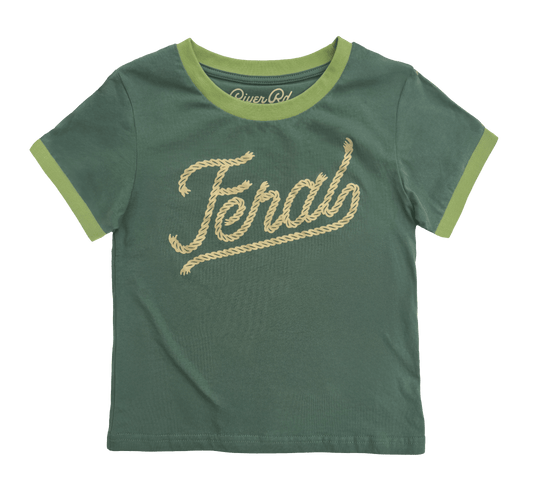 Feral Vintage Ringer | Forest (Youth)