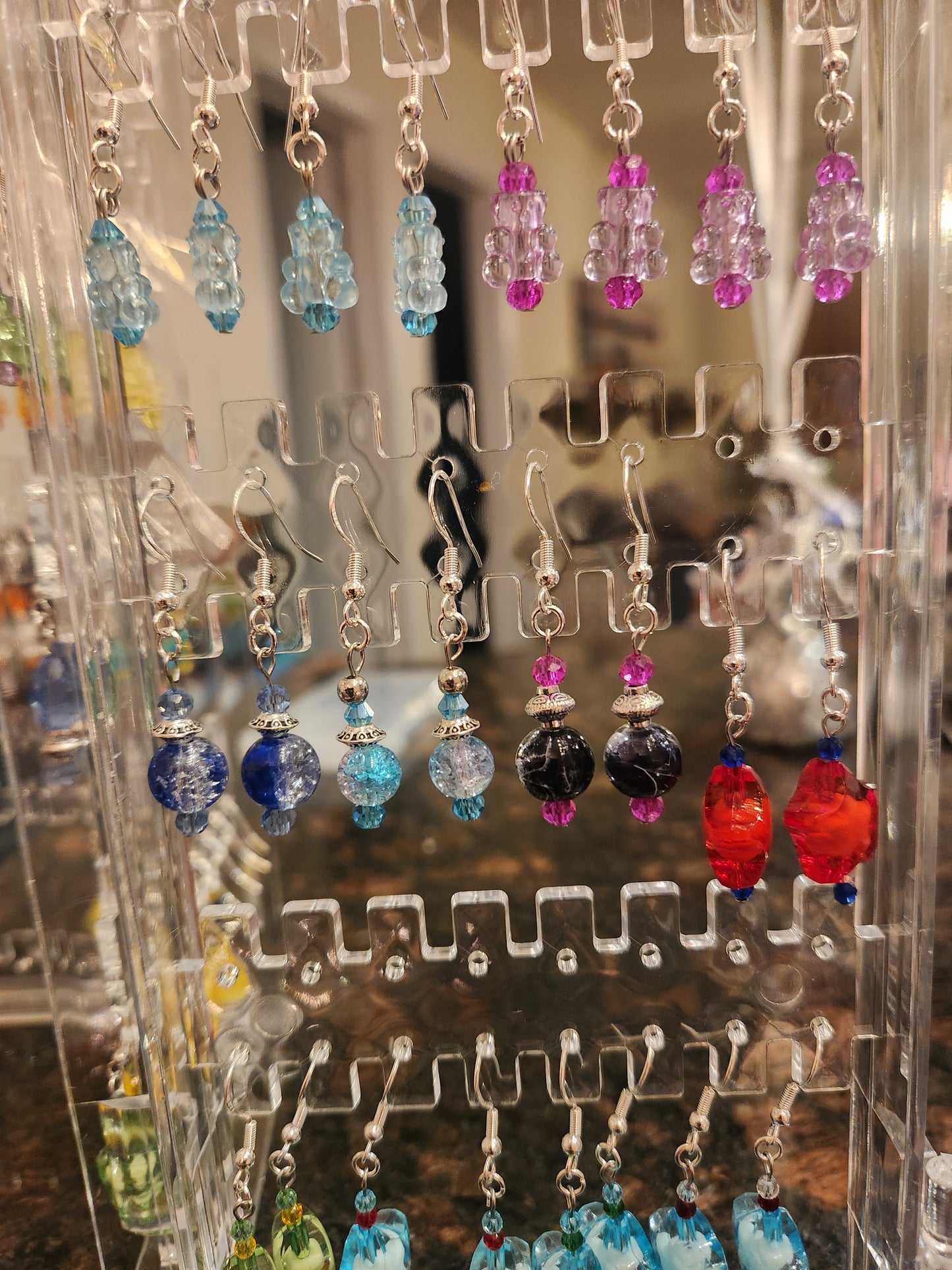 Kaleidoscopic Craft Earrings