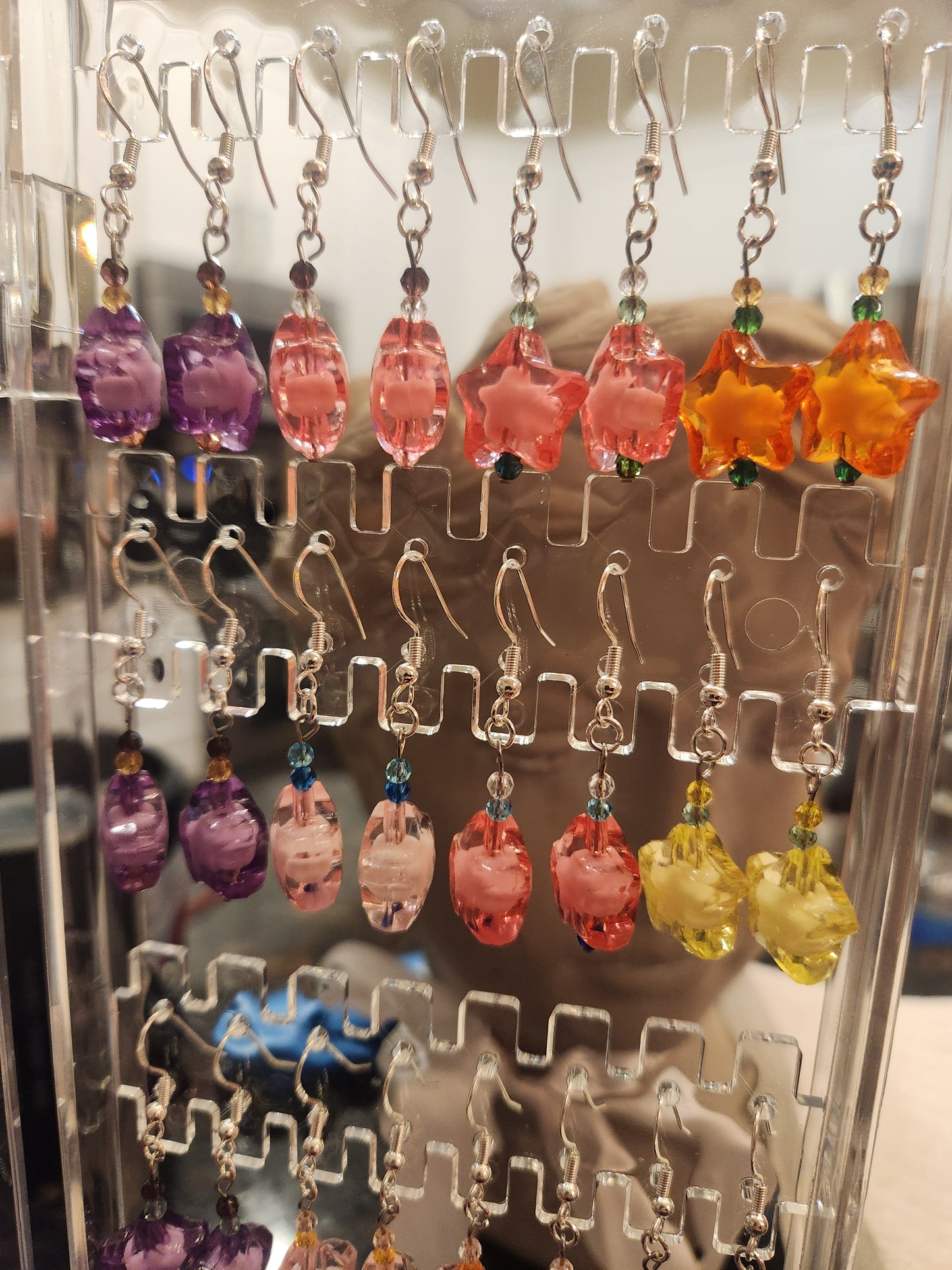 Kaleidoscopic Craft Earrings