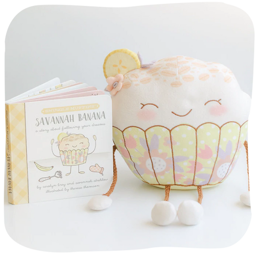 Savannah Banana | Book & Snuggler Set