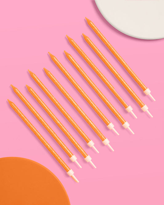 Showgirl Candles - 10 glitter candles