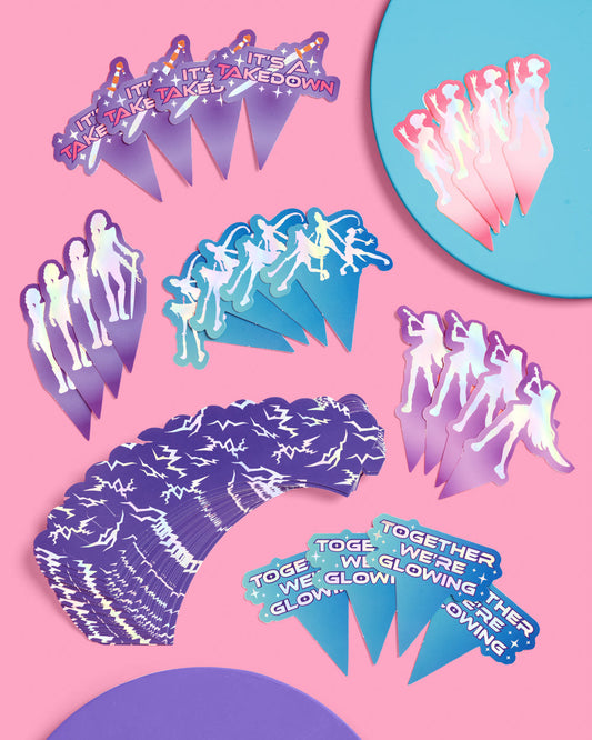 Takedown Cupcake Toppers - 24 pc set