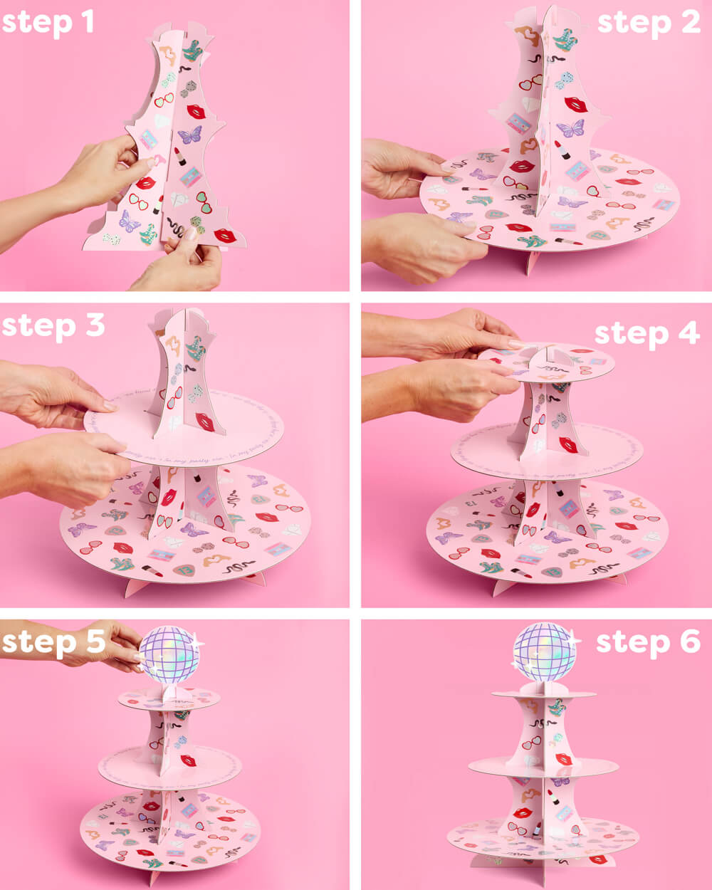 Party Era Cupcake Tower - 3 tiered display