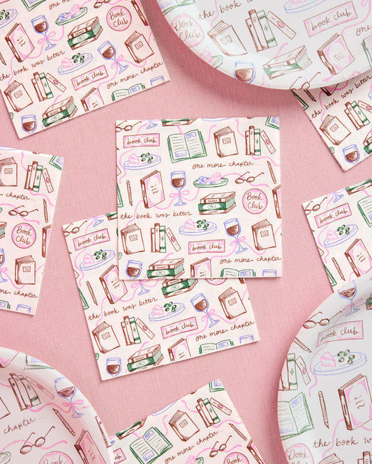 Book Club Napkins - 25 paper napkins