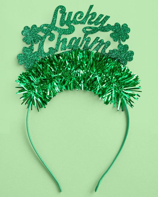 Lucky Charm Headband - tinsel headband