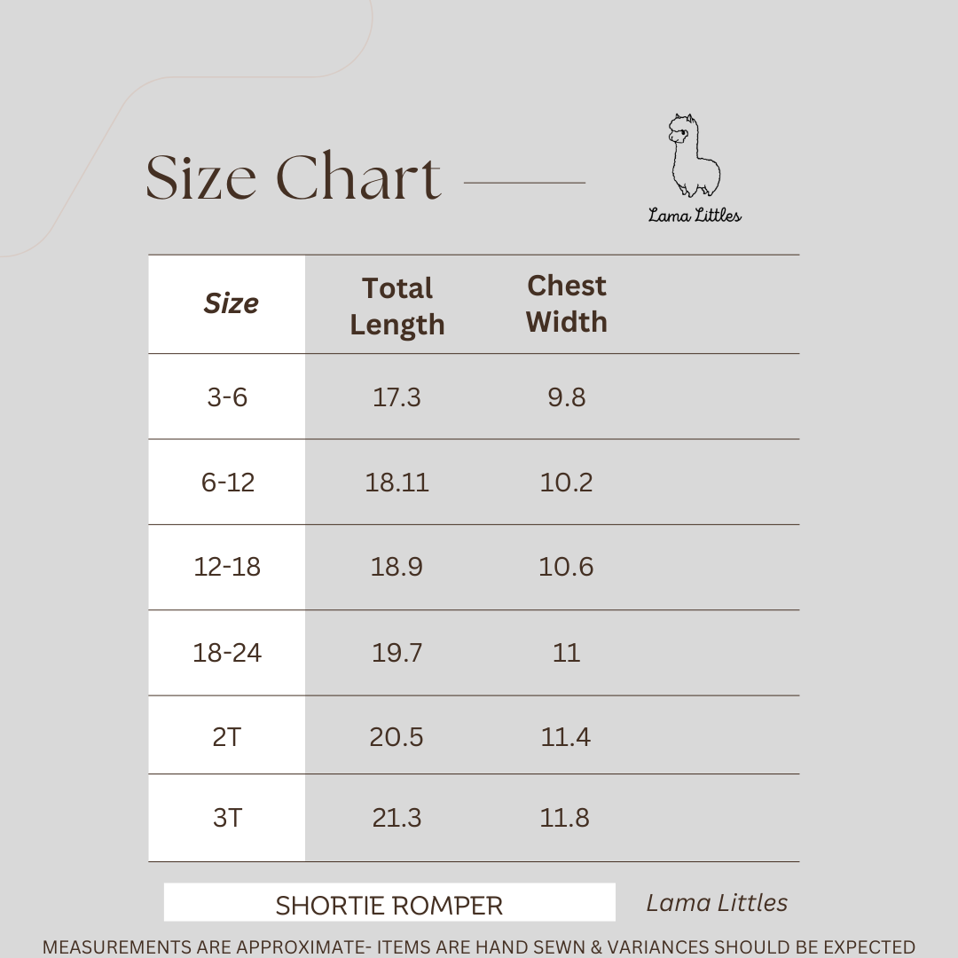 Animals Shortie Romper